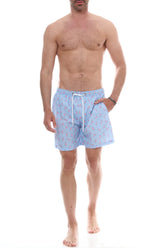 KEYJEY Costume Mare Flamingo Celeste