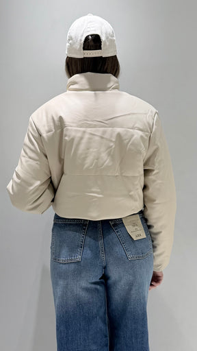 TIFFOSI GIRL ALFA_1 BEIGE GIUBBOTTO CROP