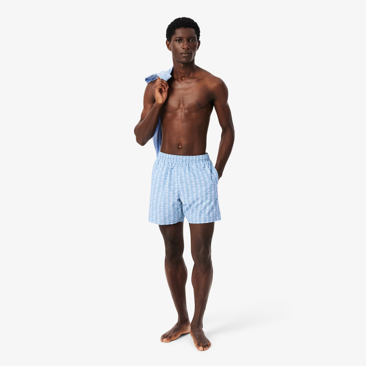 LACOSTE Costume Monogram Azzurro