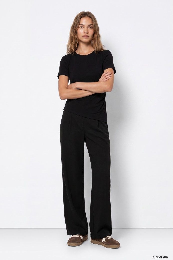 TIFFOSI TEDDY_B Pantalone classico Nero Donna AW26