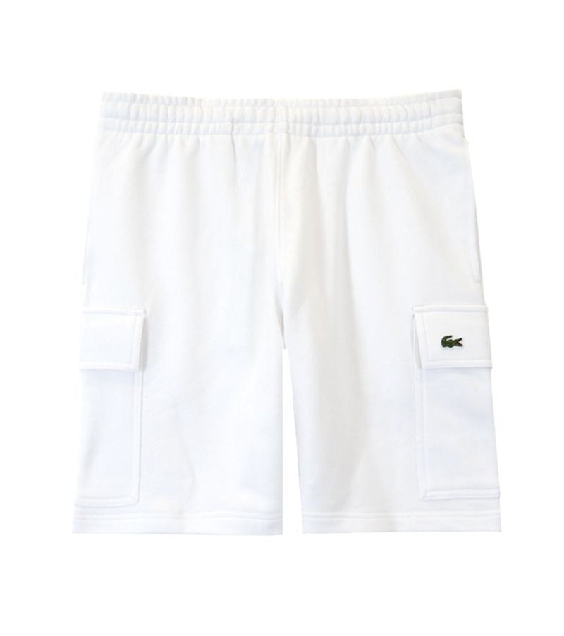 LACOSTE Pantaloncino Sportivo Cargo Bianco
