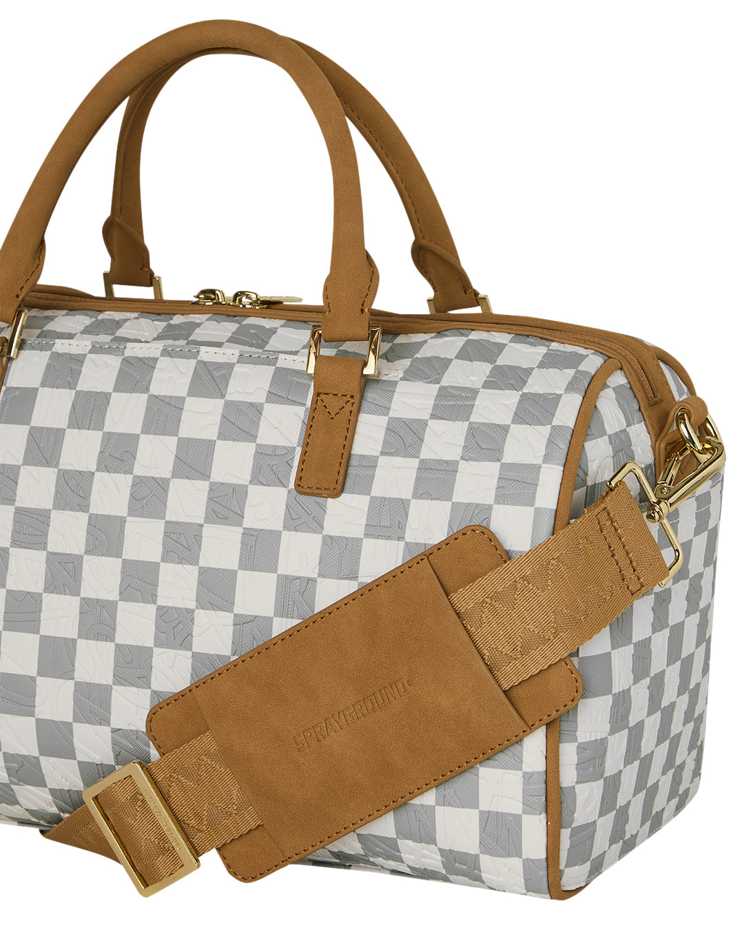 SPRAYGROUND Borsa 3AM Cream DLXSV Mini Duffle Grigia/Beige