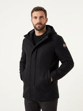 COLMAR Cappotto Lungo Invernale Con Cappuccio Nero 26/27