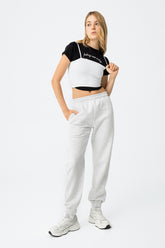 TIFFOSI GIRL MANGO_1 GRIGIO PANTALONE TUTA