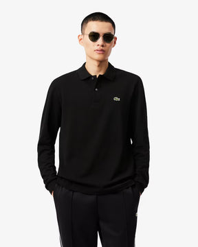 LACOSTE Polo A Manica Lunga Nera