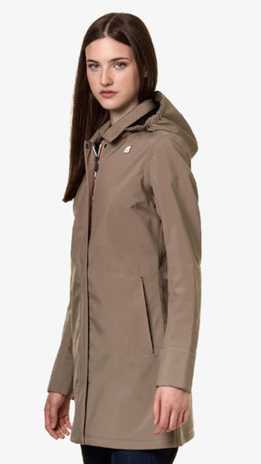 K-WAY DONNA GIUBBOTTO MATHY BONDED V FANGO