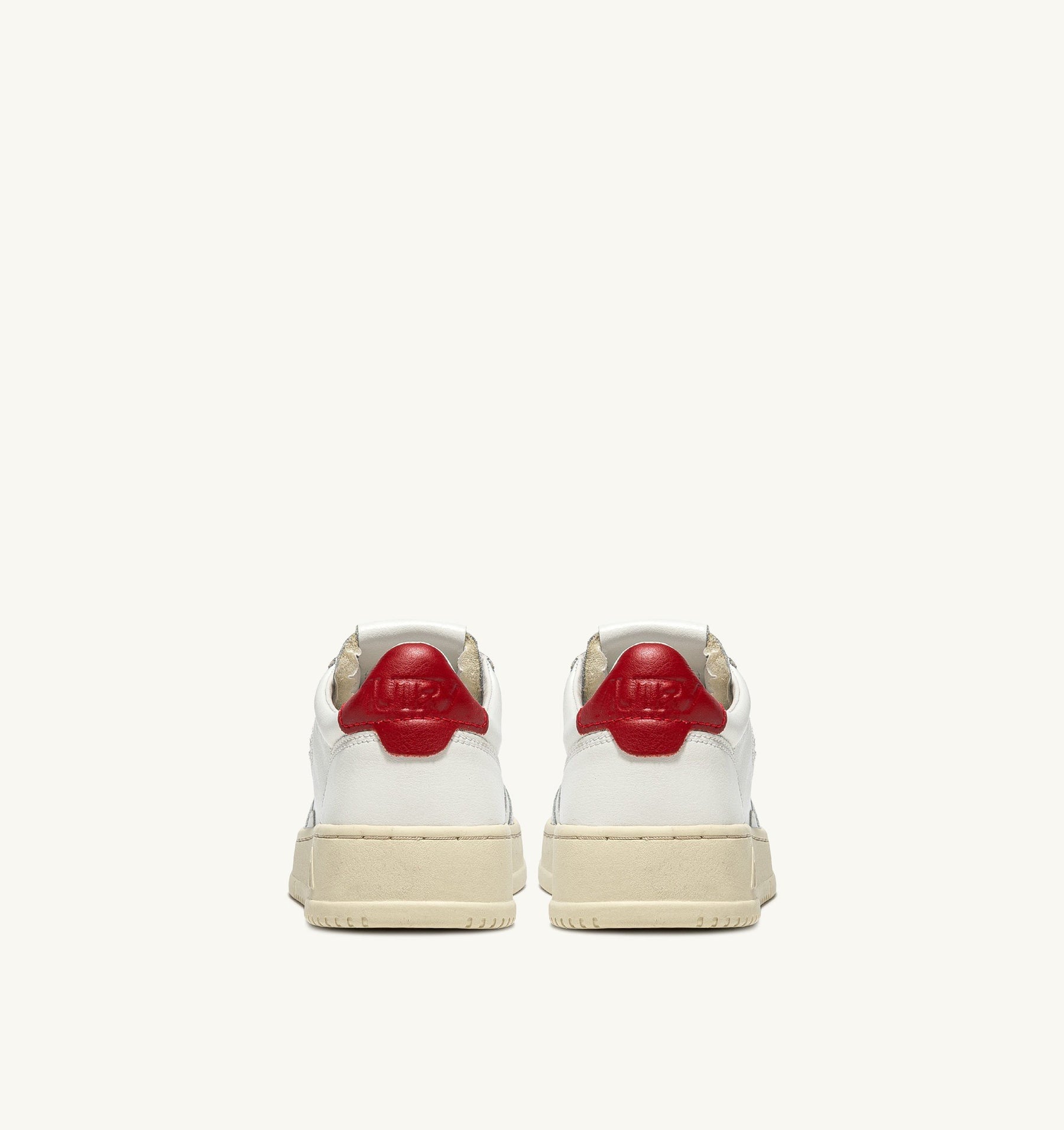 AUTRY Medialist In Pelle e Suede Talloncino Rosso
