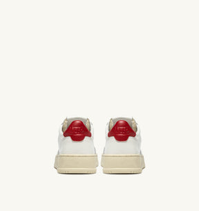AUTRY Medialist In Pelle e Suede Talloncino Rosso