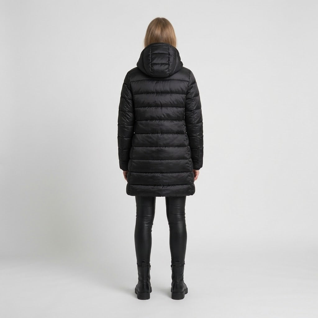 MORE Giubbotto Rachel Reversibile Donna Nero