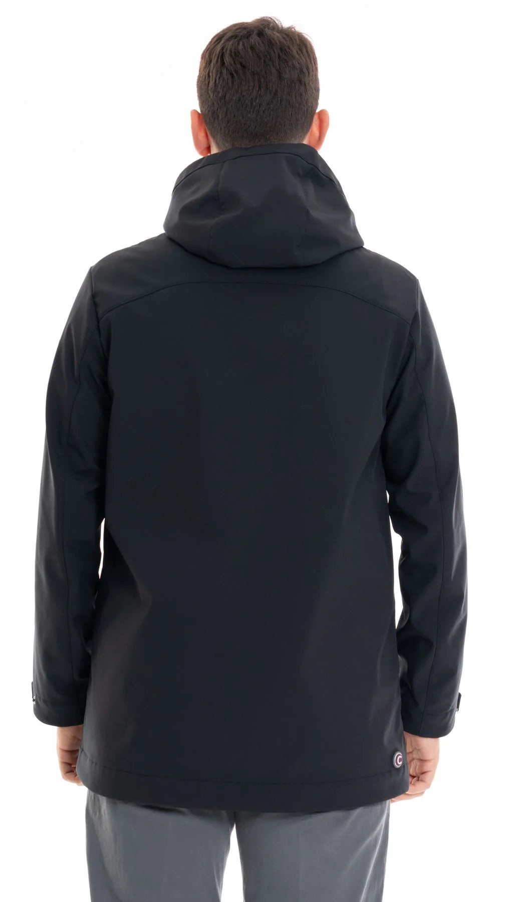 COLMAR Cappotto Lungo Invernale Pile Interno Con Cappuccio Nero