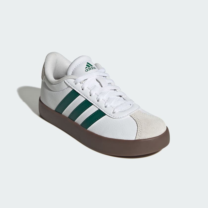 ADIDAS Sneaker Bambino VL Court 3.0 Bianca/Verde