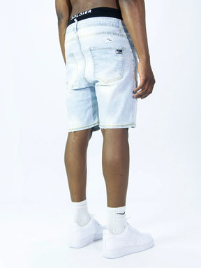 SOLDIER Bermuda Jeans Denim Chiaro