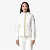 K-WAY DONNA GIUBBOTTO LYLY WARM DOUBLE FACE NERO-BIANCO 25/26