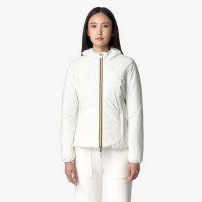 K-WAY DONNA GIUBBOTTO LYLY WARM DOUBLE FACE NERO-BIANCO 25/26