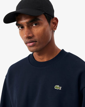 LACOSTE Felpa In Cotone Girocollo Blu 26/27