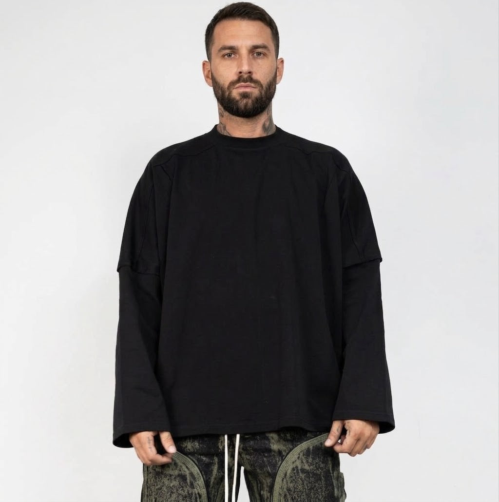 PRESENT DAY Shirt Dubbed Bodrum Nero