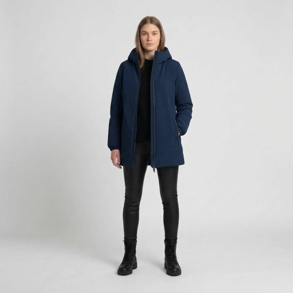 MORE Giubbotto Rachel Reversibile Donna Blu