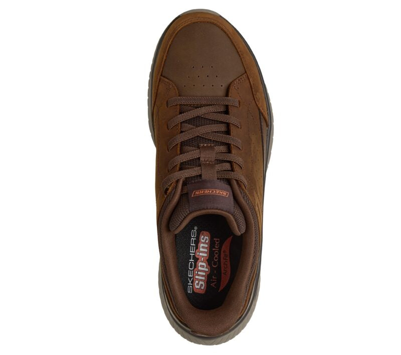 205656/CDB Skechers Sip Ins Arch Fit Crosser Marrone 26/27