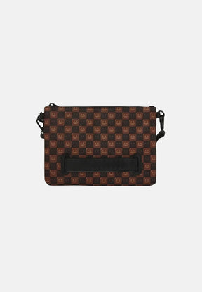 SPRAYGROUND Pochette/Tracolla SHARK MONOGRAM CROSSBODY Marrone