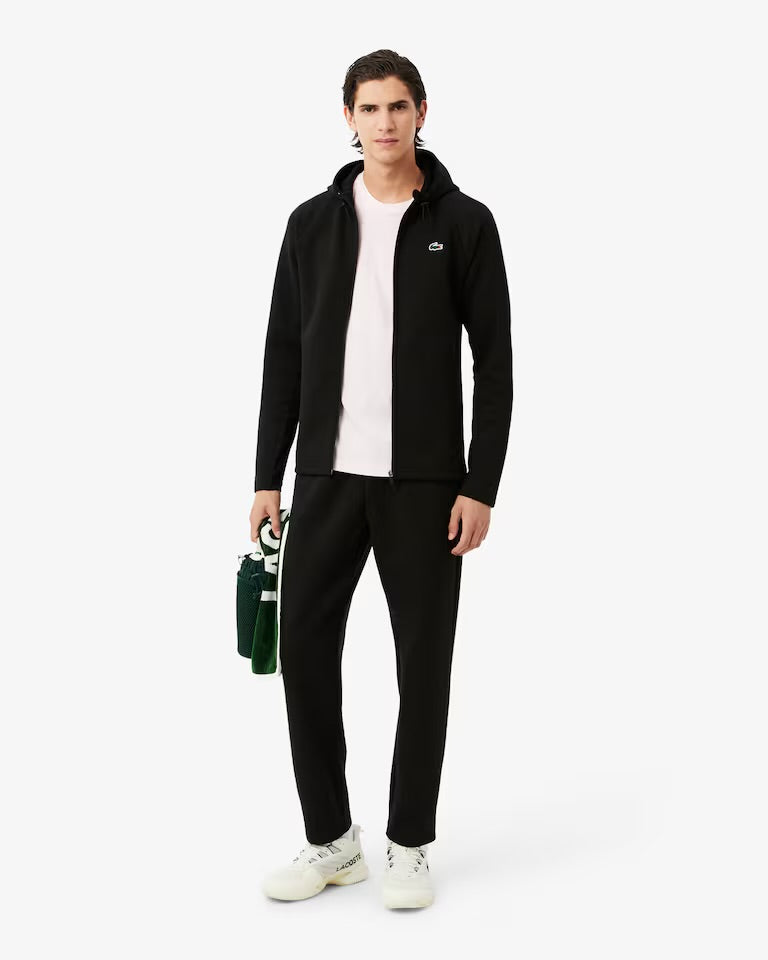 LACOSTE Tuta In cotone tech nera
