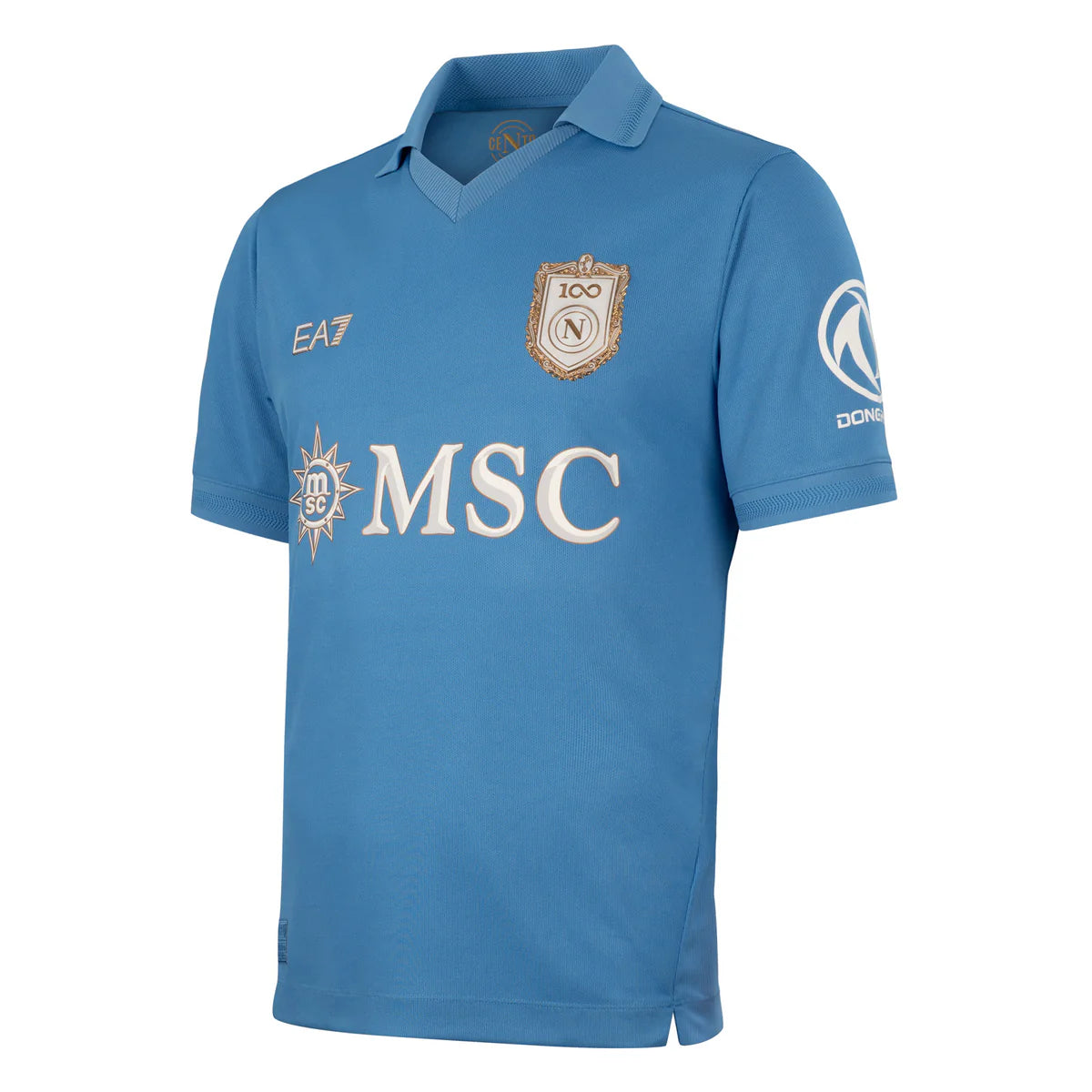 SSC NAPOLI Maglia Napoli Home Authentic Centenario Azzurra