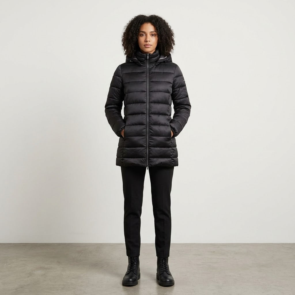 MORE Giubbotto Rachel Reversibile Donna Nero