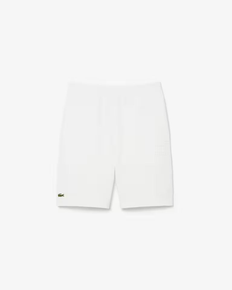 LACOSTE Completino con Logo Goffrato Tono Su Tono Bianco