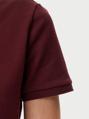 LACOSTE Polo Basic Donna Bordeaux