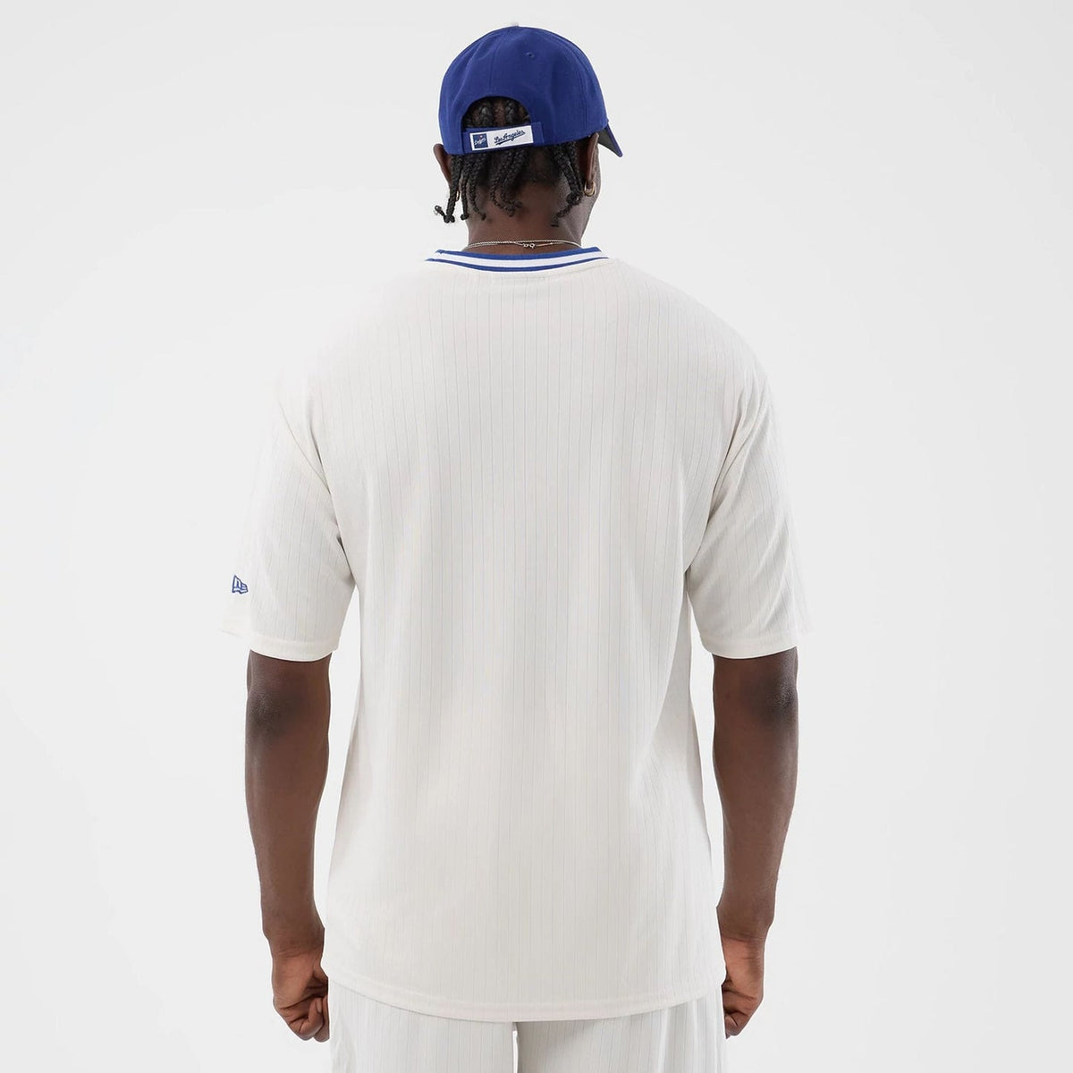 NEW ERA Completino T-Shirt Baseball e Pantaloncino Con Logo LA Bianco/Blu