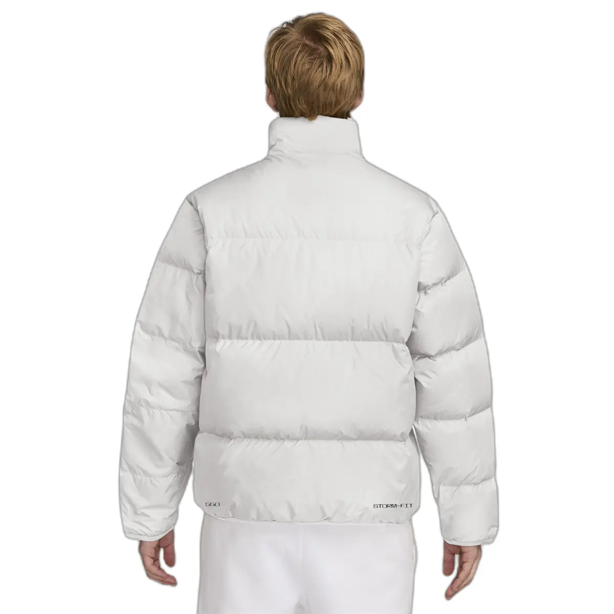 NIKE Giubbino Piumino Senza Cappuccio Bianco