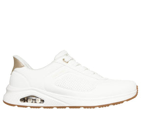 190177/WHT Skechers Donna Slip Ins Arch Fit Bianche 26/27