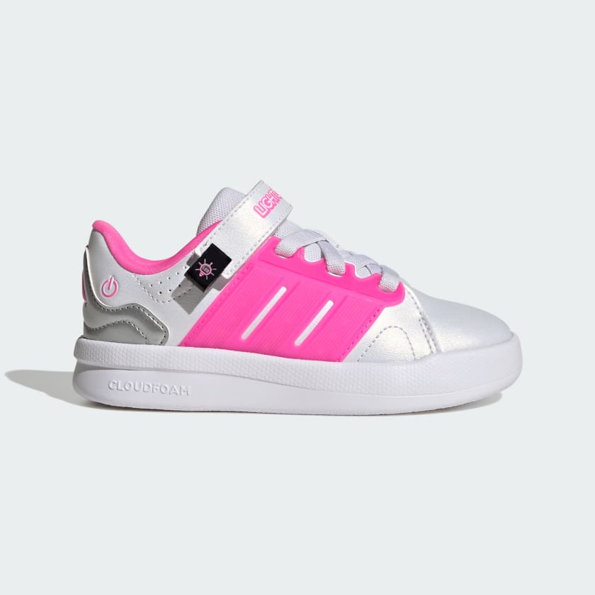 ADIDAS Sneaker Bambino Lightorama Court Bianca/Rosa