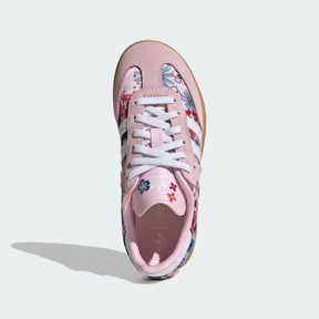 Adidas Samba Liberty London Sneaker Bambina Rosa Floreale Strisce Bianche