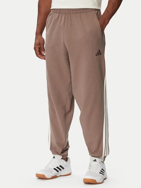 ADIDAS Tuta Completa Con Cappuccio Marrone/Bianca