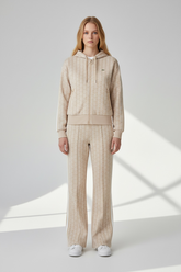 LACOSTE Tuta Monogram Donna Panna