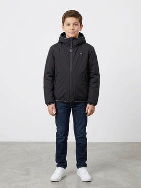 BLAUER Piumino Cedric Junior Pelliccia Interna Bambino Nero