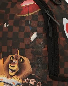 SPRAYGROUND Zaino In Pelle Madagascar Checker Smash