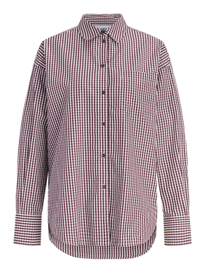 JJXX JXJAMIE CAMICIA A QUADRI BORDEAUX DONNA AW26