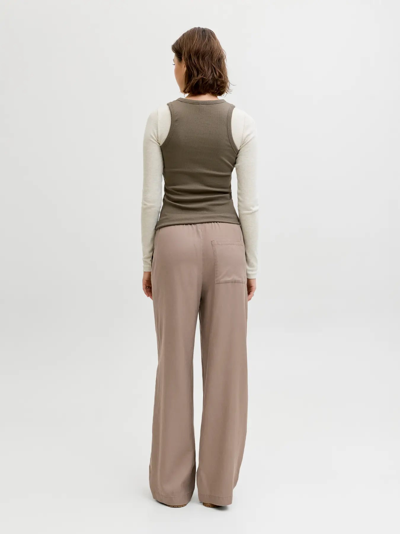JJXX JJXX Jxsigrid Flora Pantalone Tortora - foto 3 - Tommaseo Clothing