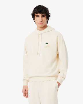 LACOSTE Felpa Lacoste Tennis X Novak DJokovic Con Cappuccio Beige