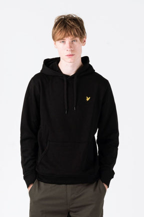 LYLE&SCOTT Felpa Con Cappuccio In Cotone Nero