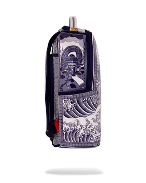 SPRAYGROUND Zaino PORCELAIN WAVE Bianco/Viola