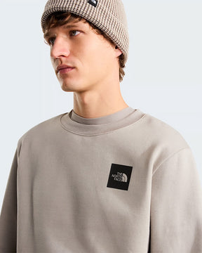 THE NORTH FACE Felpa Girocollo Con Scritta Piccola Sul Retro Grigia/Bianca 26/27