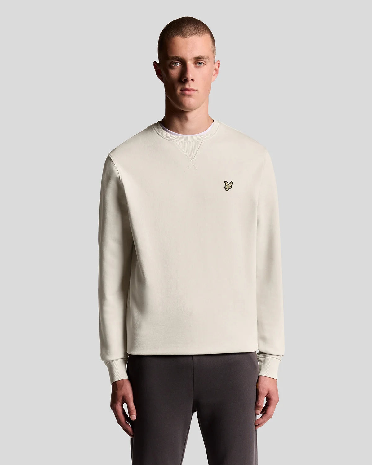 LYLE&SCOTT Felpa Girocollo In Cotone Beige