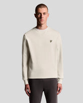 LYLE&SCOTT Felpa Girocollo In Cotone Beige