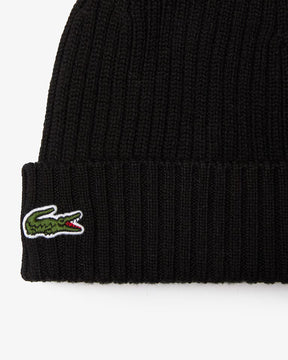 LACOSTE Berretto In Lana Nero
