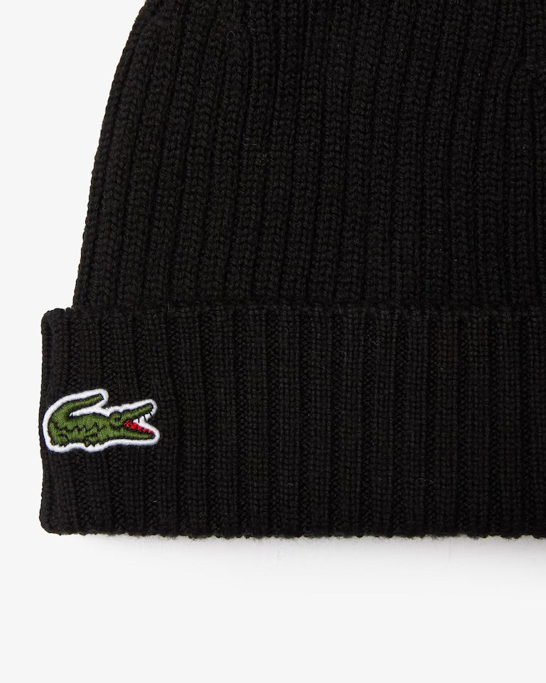 LACOSTE Berretto In Lana Nero