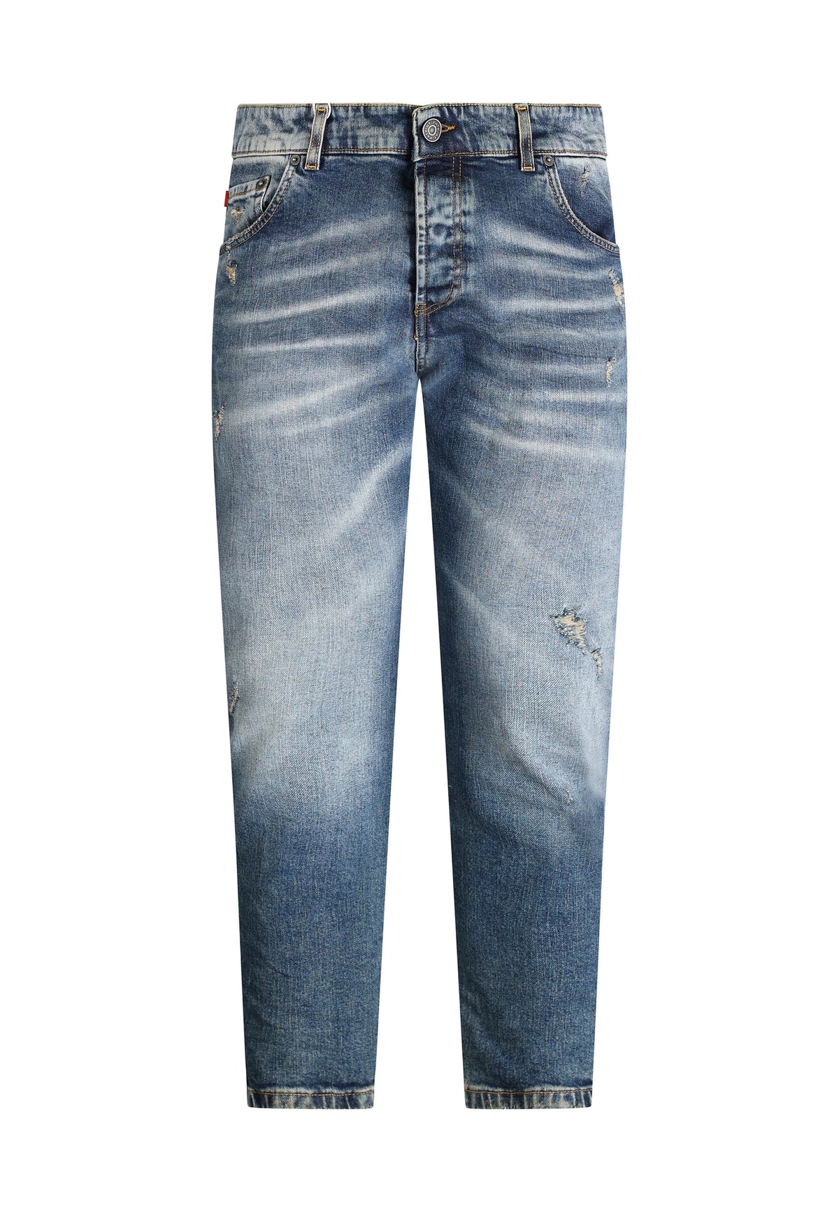 PATRIÒT Jeans Baggy Denim Sabbiato