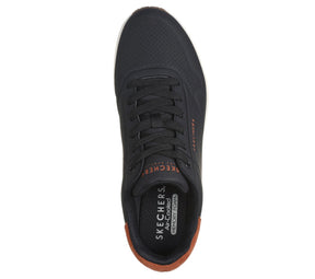 1183004/BLK Skechers Sreet Uno Suited Nero/Arancio 26/27