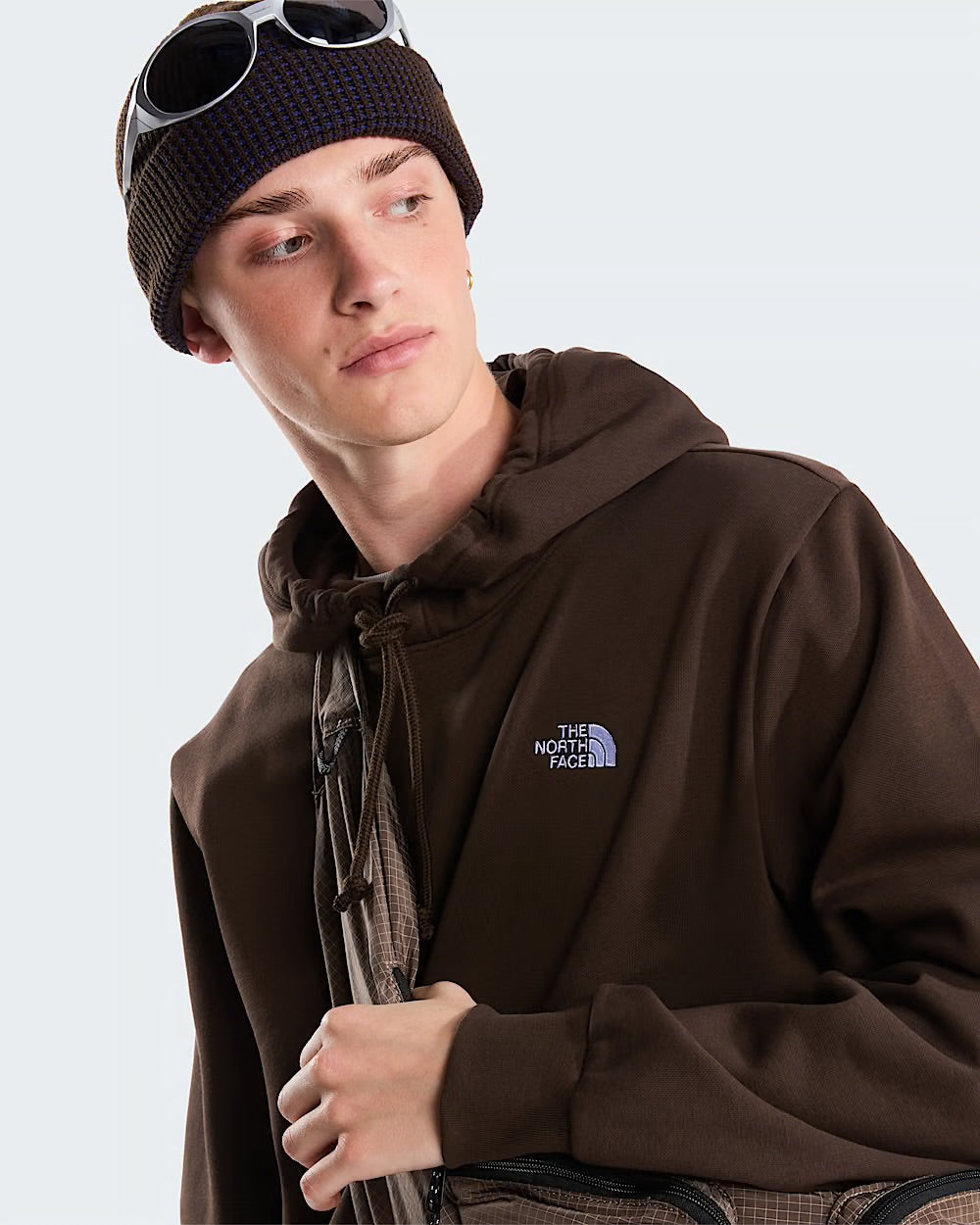 THE NORTH FACE Felpa Con Cappuccio Basic Regular Marrone 26/27